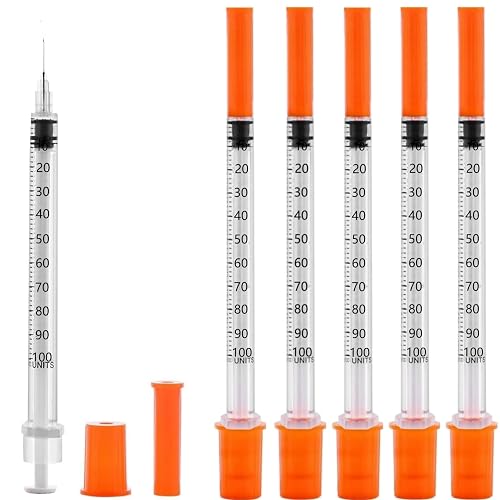 100 Pack 1ml/cc 31Ga Lab Supplies, Individually Package