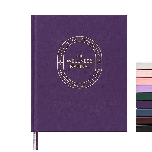 &And Per Se Wellness Journal, Self Care & Daily Journal for Women, Mental Health Planner with Habit Tracker, Diet & Goals, Undated, Gift-Ready (Purple)