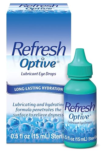 REFRESH OPTIVE Lubricant Eye Drops Artificial Tears, 0.5 fl oz (15 mL)