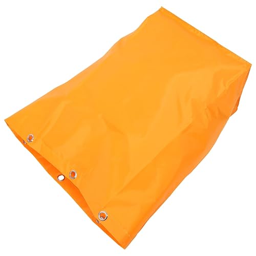 Replacement Janitorial Cart Canvas Bag, Large Capacity Yellow | Lightweight Foldable Reusable Canvas, Garden and Park Use, Commercial Housekeeping Cart Supply
