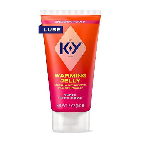 K-Y Warming Jelly Lube, Sensorial Personal Lubricant, Glycol Based Formula, 5 fl oz (Pack of 1)