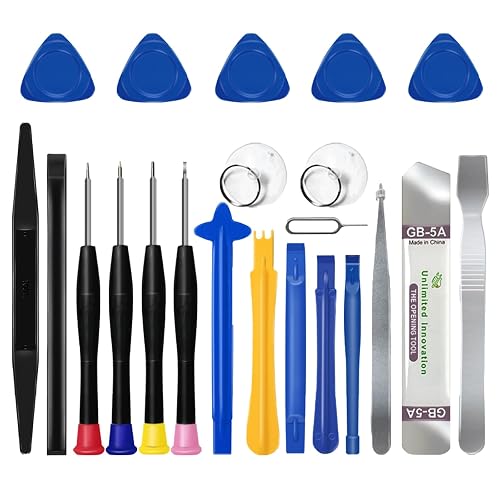 EFAITHFIX 22 in 1 Repair Tool Kit, 22-Piece Opening Pry Tool Screwdriver Set, Electronics Magnetic Precision Screwdriver Set for iPhone,iPad,Computer,Cell Phone,Laptop,Tablet,MacBook,Watch,Camera, etc