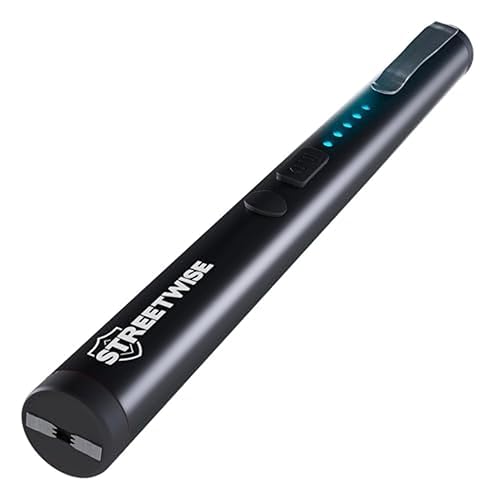 Streetwise Stun Gun Pain Pen for Women Self Defense Rechargeable | USB rechargeable, battery indicator, durable clip, compact and concealable, tactical design for women and men