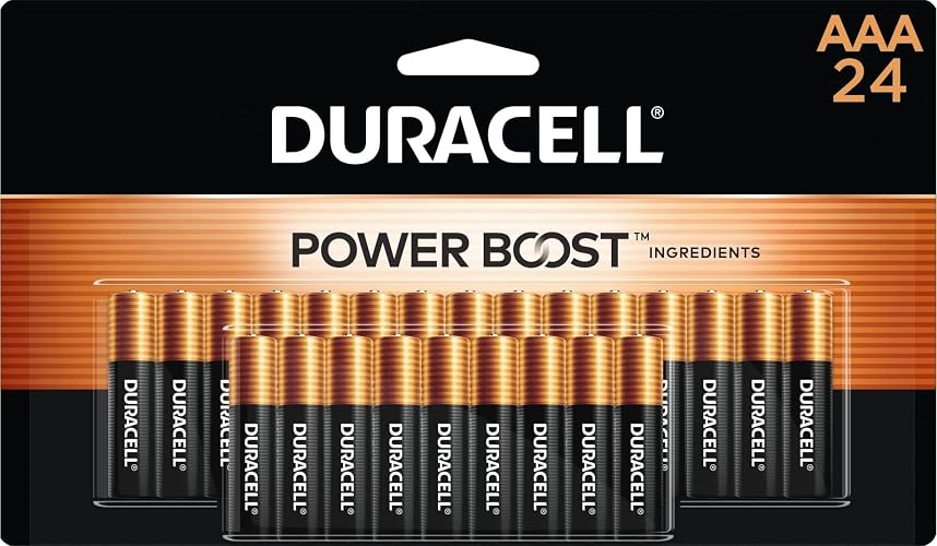 Duracell Coppertop AAA Batteries, 24 Count, 12-Year Shelf Life | Power Boost Ingredients