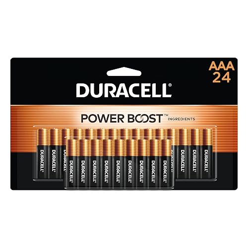 Duracell Coppertop AAA Batteries, 24 Count, 12-Year Shelf Life