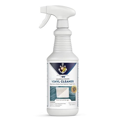 Captain Don's Industrial Strength Boat Cleaner, 32 OZ - Vinyl Boat Seat Cleaner, Boat Upholstery Cleaner, Boat Cleaning Supplies, Boat Carpet Cleaner, Deep Cleans Boat Vinyl & Removes Tough Stains