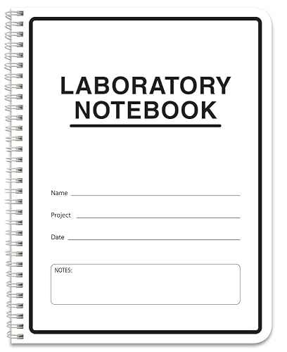 BookFactory Carbonless Lab Notebook, 50 Sets, 100 Sheets Total | Scientific Grid Format, Carbon Copies, Duplicator Wire-O Bound, 8.5'' x 11'' - Made in USA