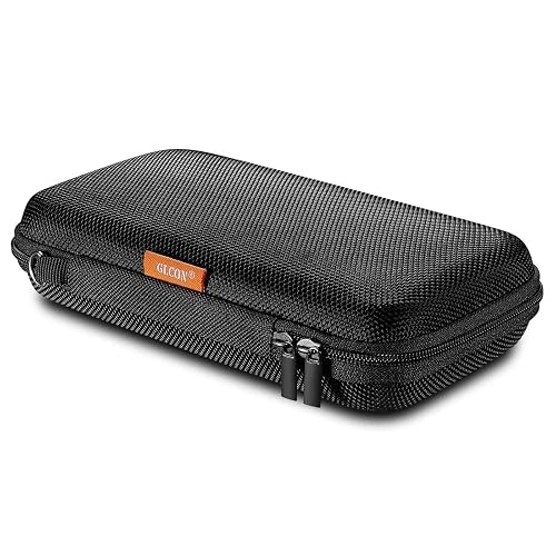 Hard EVA Protective Case, Portable Carrying Bag with Mesh Pocket,Black | Shockproof Bag, Travel Pouch for GPS,USB Drive, USB Charging Cable, Keys, MP3/MP4 Player, Airpods,Elastic Strap