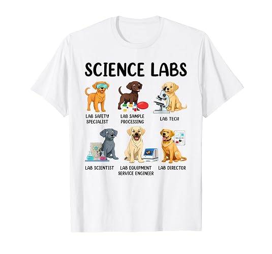 Funny Science Labs Dog Breeds Medical Laboratory Technician T-Shirt