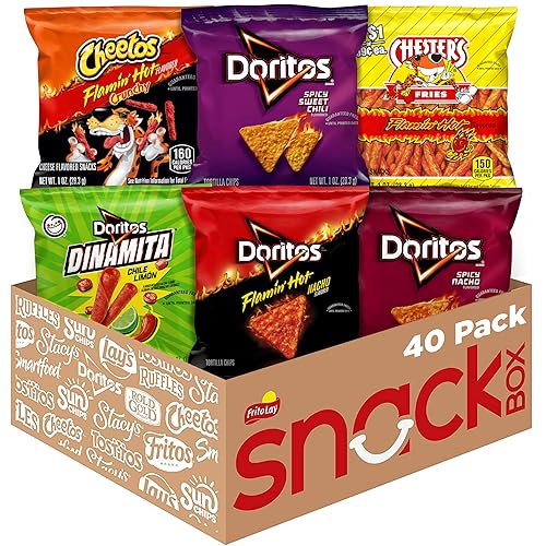 Frito-Lay Fiery Mix Variety Pack, 40 Count