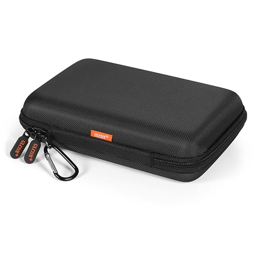 Shockproof Hard Shell Carrying Case for GPS, External Hard Drive | Power Bank, Charger, Cable, Heart Monitor, Cell Phone, Electronic Accessories - Larger Capacity Storage Pouch Travel Bag