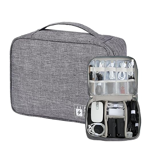 AYANICA Organizer Case Small Electronic Devices USB Charger Accessories Mouse Phone Cable SD Power Bank Earphone