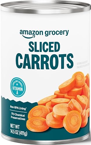 Amazon Grocery, Canned Sliced Carrots, 14.5 Oz