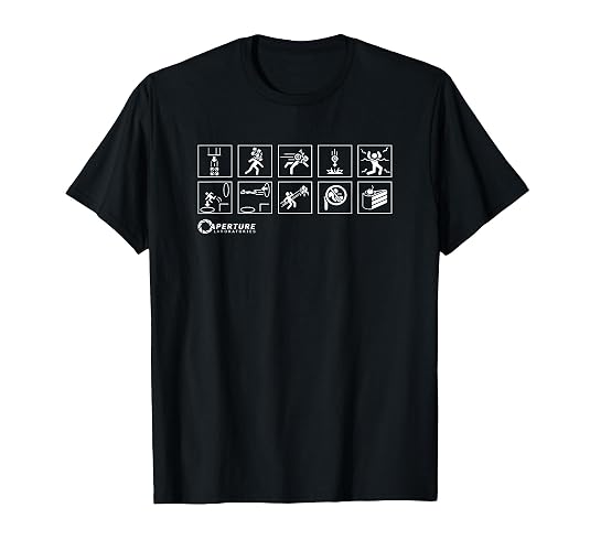 Aperture Labs Jump Into The Portal for Science Funny T-Shirt