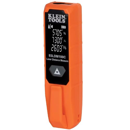 Klein Tools Laser Distance Measure, Measures in Feet, Inches, Meters