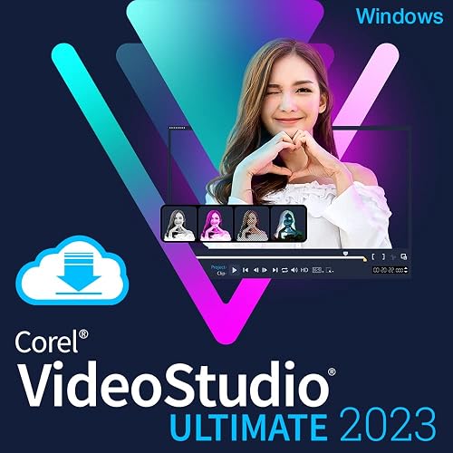 Corel VideoStudio Ultimate 2023 | Video Editing Software with Premium Effects Collection | Slideshow Maker, Screen Recorder, DVD Burner [PC Download]