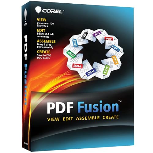 Corel PDF Fusion Document Management Suite [PC Disc]