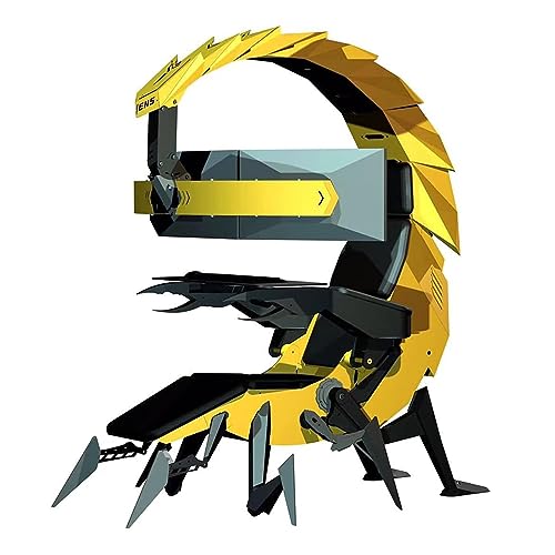 ZREVSB Gaming Chair Ergonomic Swivel with RGB LED for Racing, E-Sports, and Home Office Comfort (B)