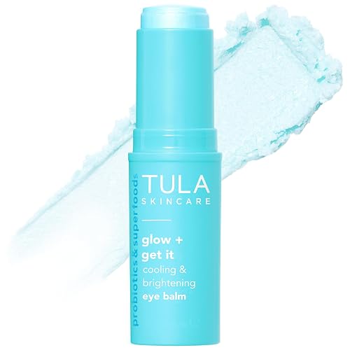 TULA 'Spresso Energizing Eye Balm Stick, 0.35 oz | Prebiotic extracts, caffeine & hyaluronic acid instantly cool, brighten with a rosy glow & hydrate to depuff tired eyes.