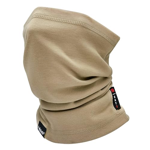 Fullsheild FR Neck Gaiter Flame-Resistant Cotton Face Mask for Welding CAT2 | Flame-Retardant Welding Hood,100% Cotton,Strecthable and Breathable ,One Size Fits