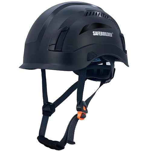 SAFEBUILDER Safety Helmet Hard Hats Construction Head Protection 6-Point Suspension Lightweight Work Outdoor,Industrial ANSI Approved