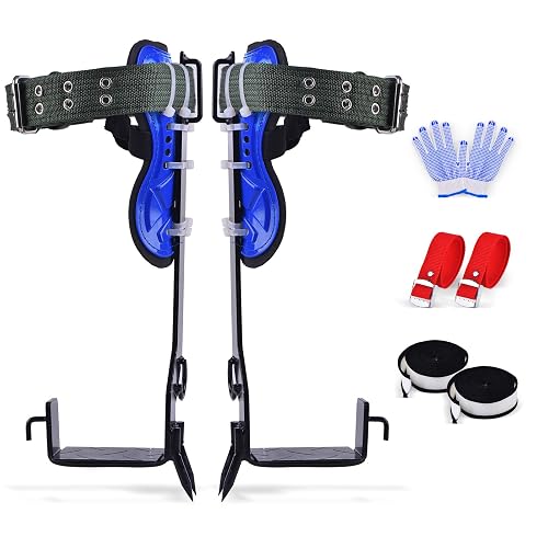Lenareli Climbing Equipment. Tree - Climbing Kits. Anti - Slip Climbing Tools with footboards. —— Forestry Operation Equipment Suitable for Rock Climbing, Tree Trimming, Hunting, and Fruit Picking.
