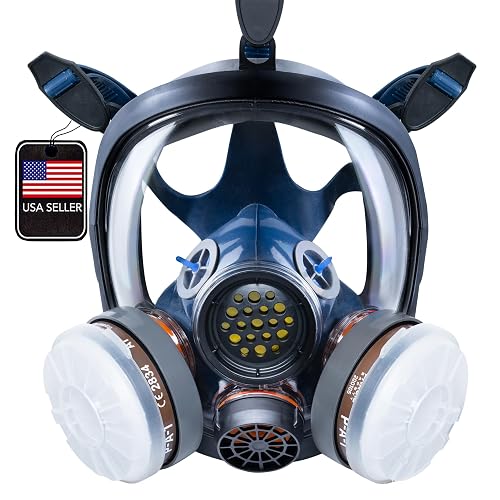 Parcil Distribution Full Face Respirator with Filter
