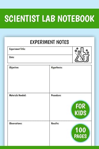 Kids Pretend Scientist Lab Notebook: Kids Science Experiment Notes | Scientist Role Play Book | Kids Imaginative Play