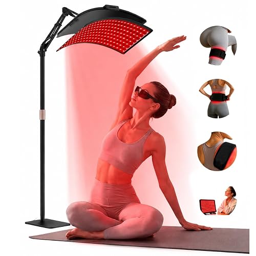 3-in-1 Flexible Red Light Therapy Panel, 384 LEDs, 660nm Red & 850nm NIR | From Face to Feet—Stand It, Set It Down or Wrap It On for Red Light Care That Fits Your Routine