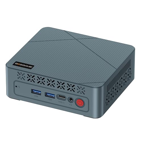 BOSGAME Mini PC AMD Ryzen 5 3501U, 8GB RAM, 256GB SSD | Ryzen 5 Compact Computer with Triple Display Support, USB-C, RJ45 LAN, WiFi 5, Expandable Memory, Ideal for Home Office