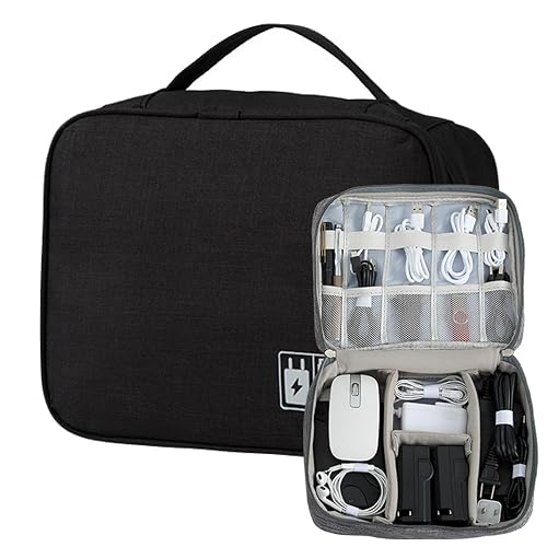 AYANICA Organizer Case Small Electronic Devices USB Charger Accessories Mouse Phone Cable SD Power Bank Earphone