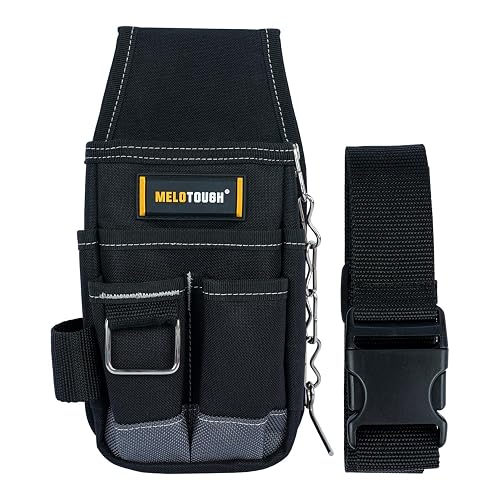 MELOTOUGH Pocket Tool Pouch Tool Belt Pouches with Belt Clip Utility Mini Tool Organizer Pouch for Electrician,Carpenter,Construction,Technician