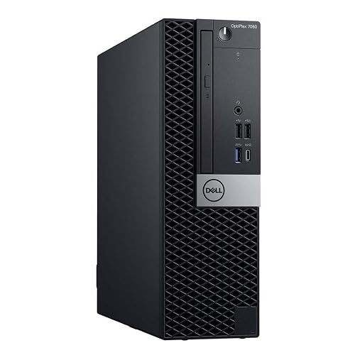 DELL Optiplex 7060 SFF Desktop Computer PC | Intel 8th Gen i7-8700 (6 Core) | 32GB DDR4 Ram 512GB NVMe M.2 SSD | Built-in WiFi & Bluetooth | Windows 11 Pro | Wireless Keyboard & Mouse(Renewed)