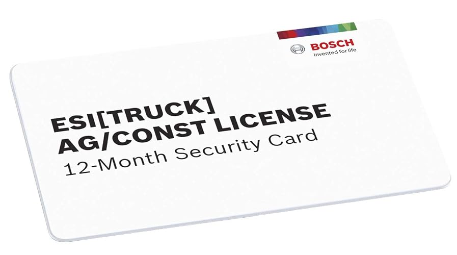 Bosch 3824-08OHW ESI[Truck] Off-Highway 1-Year Software License | Compatible with Agricultural, Construction, and Industrial Vehicles