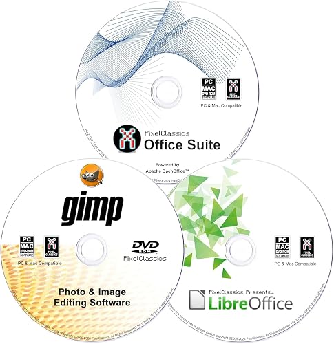 Office 2026 + LibreOffice + GIMP Photo Editing Software CD | MS Office Alternative -Open, Edit & Create Word, Excel, PowerPoint & Photoshop Files | One Time Purchase + Lifetime License | Windows & Mac