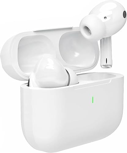 Wireless Earbuds Bluetooth 5.3 Headphones, HiFi Stereo Ear Buds with ENC Noise Canceling Charging Case, IPX7 Waterproof in-Ear Earphones for Gym/Running/Work