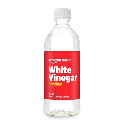 Amazon Saver, Distilled White Vinegar, Great for Cooking and Cleaning, 16 Fl Oz