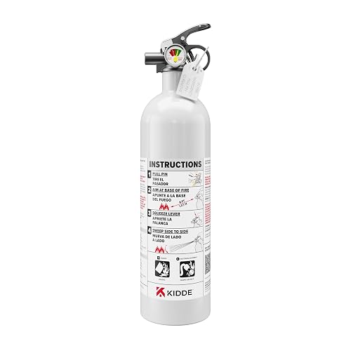 Kidde Mariner PWC Fire Extinguisher for Jet Skis, 5-B:C, KD57W-5BC | Coast Guard Approved for Personal Watercraft, Very Small Flammable Liquids & Electrical Fires, 2.5 lb. Dry Chemical