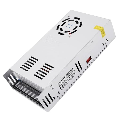 50A 600W 12V DC Power Supply, Universal Regulated Switching AC 110V/220V to DC Converter (SMPS) Transformer Driver Adapter for LED Strip Lights, CCTV Camera System, 3D Printer, Radio, Computer Project