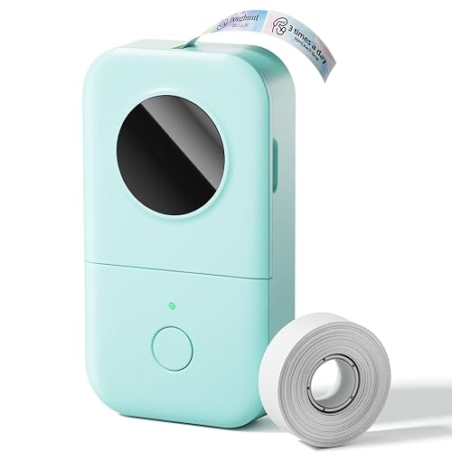Phomemo Label Maker, D30 Bluetooth Mini Label Maker Machine with Tape | Portable Thermal Label Printer, Massive Template Font Icon Inkless Labeler Waterproof Labels for Home School Classroom Office