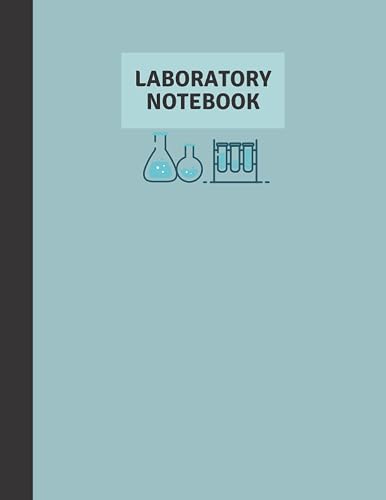Laboratory Notebook: Simple lab notebook for the sciences. Grid paper. Size 8.5in x 11in, 120 pages.