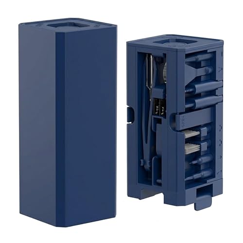 32-in-1 Multi-Functional Cleaning Kit for Electronics Including Headphones,Mobile Phones,Computer,Monitor,Lens and etc, Compact and Portable Design (Navy Blue)
