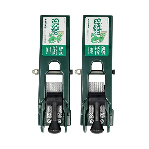 PacTool Gecko Gauge for Engineered Wood Siding - 7/16" Thick, 2-Pack Clamps | For 7/16" thick engineered wood siding. Includes 2 gecko clamps. Compatible with LP SmartSide engineered wood systems.