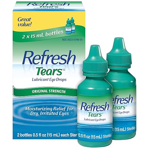 Refresh TEARS Lubricant Eye Drops Artificial Tears, 2x0.5 fl oz (30 mL), 2 Count