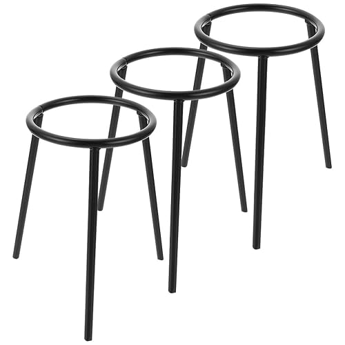 Ciieeo 3Pcs experiment tripod stand education tripod stand lab for school holder for school experiment holder alcohol burner lab iron equipment