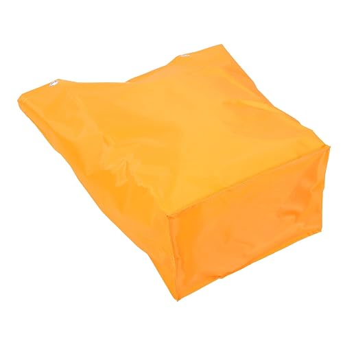 Janitorial Cart Bag Canvas Cleaning High Capacity Replacement | Lightweight Reusable Foldable Design, Yellow Fabric Build, for Outdoor Activities and Factory Use