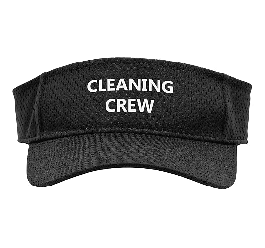 Cleaning Crew Janitor Janitorial Staff Maid Housekeeping Sport Sun Visor