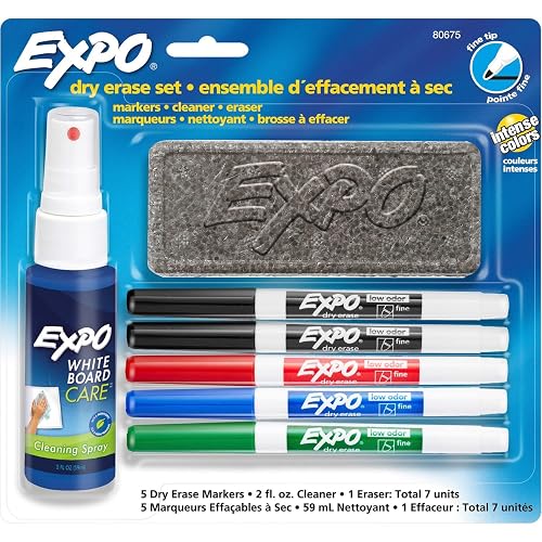 Expo Seven Piece Low Odor Dry Erase Starter Set (80675)