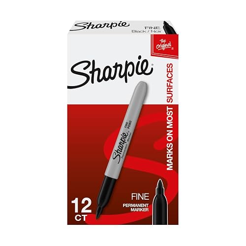 Sharpie Sanford Permanent Marker - Black (12 Piece)