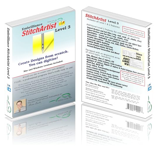 Embrilliance StitchArtist Level 3 Digitizing Embroidery Software for Mac & PC